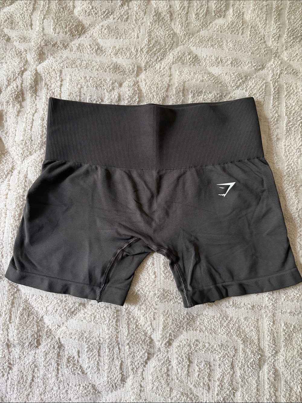 Gymshark High-Waist grey Workout Shorts